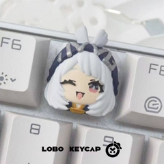 Keycap Artisan Lobo Chủ Đề Genshin Impact Resin 1u Nhiều Nhân Vật Trang Trí Bàn Phím Cơ