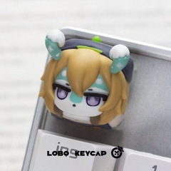 Keycap Artisan Lobo Chủ Đề Genshin Impact Resin 1u Nhiều Nhân Vật Trang Trí Bàn Phím Cơ