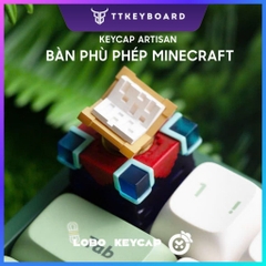 Keycap Artisan Chính Hãng Lobo Chủ Đề MineCraft 1u Trang Trí Bàn Phím Cơ