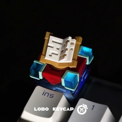 Keycap Artisan Chính Hãng Lobo Chủ Đề MineCraft 1u Trang Trí Bàn Phím Cơ