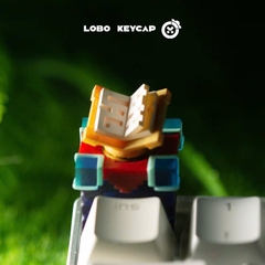 Keycap Artisan Chính Hãng Lobo Chủ Đề MineCraft 1u Trang Trí Bàn Phím Cơ