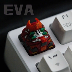 Keycap Artisan Lobo Chủ Đề EVANGELION Eva Unit Resin 1u Trang Trí Bàn Phím Cơ Chính Hãng