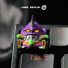 Keycap Artisan Lobo Chủ Đề EVANGELION Eva Unit Resin 1u Trang Trí Bàn Phím Cơ Chính Hãng