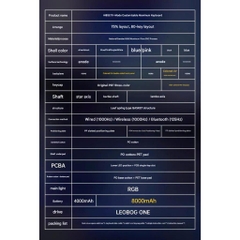 Bàn Phím Cơ Custom Không Dây Leobog Hi8SE, Nhôm CNC 3 Mode, Mạch Xuôi, Led RGB, Hotswap