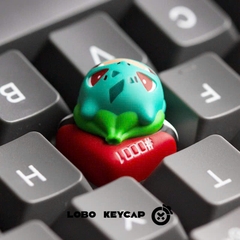 Keycap Artisan Lobo Chủ Đề POKEMON Nhiều Nhân Vật Resin 1U Trang Trí Bàn Phím Cơ