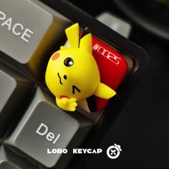 Keycap Artisan Lobo Chủ Đề POKEMON Nhiều Nhân Vật Resin 1U Trang Trí Bàn Phím Cơ