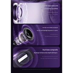 Loa Audio Soundbar Esport Gaming AULA GS6 ÂM Vòm 7.1 Có Bluetooth Míc Thoại AI Chống Ồn