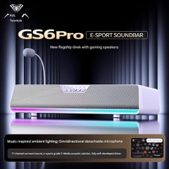 Loa Audio Soundbar Esport Gaming AULA GS6 ÂM Vòm 7.1 Có Bluetooth Míc Thoại AI Chống Ồn