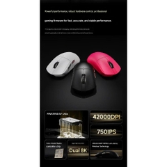 Chuột Không Dây EWEADN S7 Series Siêu Nhẹ 1000 Polling Rate Pin 500 mAH