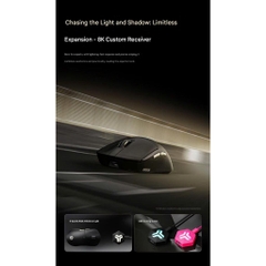 Chuột Không Dây EWEADN S7 Series Siêu Nhẹ 1000 Polling Rate Pin 500 mAH