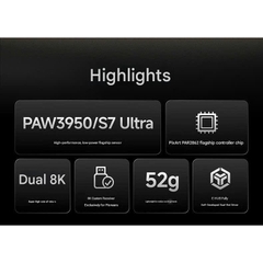 Chuột Không Dây EWEADN S7 Series Siêu Nhẹ 1000 Polling Rate Pin 500 mAH