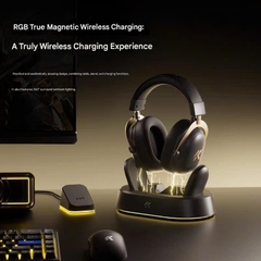 Tai Nghe Không Dây Gaming Flagship Mchose V9 Turbo Sạc Không Dây Từ Tính RGB Màng Loa 60mm