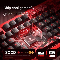 Bàn Phím Cơ Rapid Trigger LEOBOG A80 RT Rapid Trigger 0,01mm 8K Polling Rate Chuyên Esport