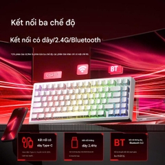 Bàn Phím Cơ Rapid Trigger LEOBOG A80 RT Rapid Trigger 0,01mm 8K Polling Rate Chuyên Esport