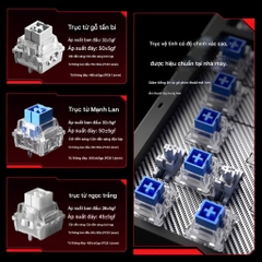 Bàn Phím Cơ Rapid Trigger LEOBOG A80 RT Rapid Trigger 0,01mm 8K Polling Rate Chuyên Esport