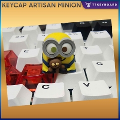 Keycap Artisan Lobo Minion Resin 1u Nhiều Nhân Vật Trang Trí Bàn Phím Cơ Chính Hãng Lobo