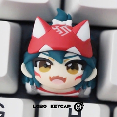 Keycap Artisan Lobo OverWatch Resin 1u Nhiều Nhân Vật Trang Trí Bàn Phím Cơ Chính Hãng