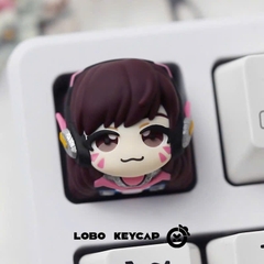 Keycap Artisan Lobo OverWatch Resin 1u Nhiều Nhân Vật Trang Trí Bàn Phím Cơ Chính Hãng