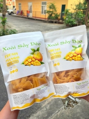Xoài Sấy Dẻo Không Đường – Chua Ngọt Tự Nhiên | Không Phẩm Màu – Không Chất Bảo Quản