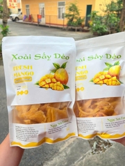 Xoài Sấy Dẻo Không Đường – Chua Ngọt Tự Nhiên | Không Phẩm Màu – Không Chất Bảo Quản
