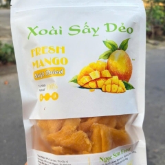 Xoài Sấy Dẻo Không Đường – Chua Ngọt Tự Nhiên | Không Phẩm Màu – Không Chất Bảo Quản