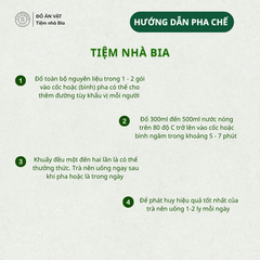 Trà Cam Quế Hoa Nhài - Giảm Stress, Đau Họng, An Thần, Giữ Ấm Cơ Thể, Tăng Đề Kháng - Tiệm Nhà Bia