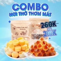 Combo "Hơi Thở Thơm Mát" – Kẹo Lê An Phế & Kẹo Lê An Phế Mật Ong