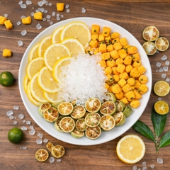 Trà giải nhiệt kim quất chanh leo – Trà chanh dây Triệu Lộ Tư, detox trái cây - Tiệm nhà Bia