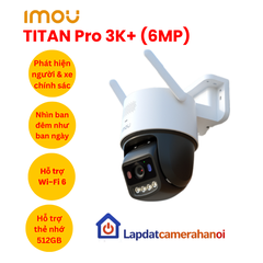 Camera Wifi IMOU TITAN PRO IPC-U7LP-6V0NE 6MP 3K+