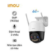 Camera IP ngoài trời 360 độ 5MP Imou Cruiser hỗ trợ 4G IPC-K7FP-5H0TE