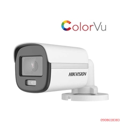 Camera HDTVI ColorVu 2MP HIKVISION DS-2CE10DF0T-PFS