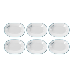 Bộ 6 đĩa chấm bầu dục Elmich Rosedesign EL-0262
