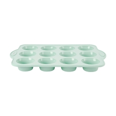 Khuôn làm bánh, thạch rau câu hình tròn silicon 12 lỗ Elmich EL0682