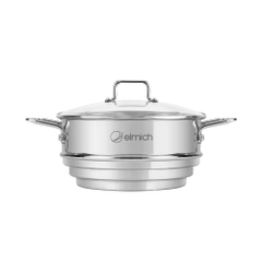 Xửng hấp đa năng Inox 304 Elmich EL 2420OL size 16,18,20cm