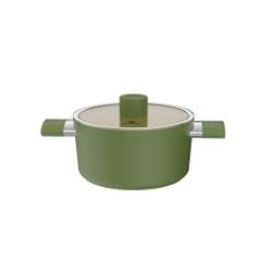 Nồi phủ sứ an toàn Elmich Olive EL-5536OV size 18, 20, 24 cm