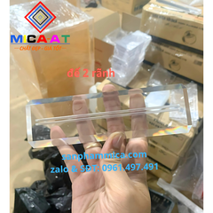 Biển Chức Danh Mica Quân Đội 8x15cm