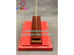 Biển chức danh tam cấp mặt đồng 2mm cao cấp