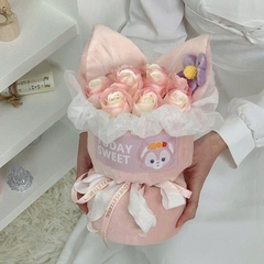 Bó Hoa sáp tai thỏ .quà tặng sinh nhật ngày lễ. hoa quà tặng valentine,8/3,sinh nhật...