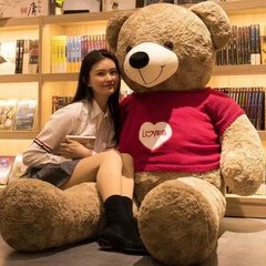 Gấu bông Teddy chính hãng. đủ size từ 1m  thú nhồi bông teddy to khổng lồ,gấu bong yolo cao