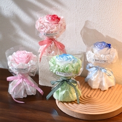 Bó hoa mini quà tặng người thương bạn bè nhâm dịp sinh nhật n gày lễ. set hoa kèm hộp siêu cute