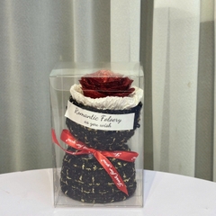 Bó hoa mini quà tặng người thương bạn bè nhâm dịp sinh nhật n gày lễ. set hoa kèm hộp siêu cute