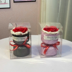 Bó hoa mini quà tặng người thương bạn bè nhâm dịp sinh nhật n gày lễ. set hoa kèm hộp siêu cute