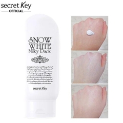 Kem Ủ Trắng SECRET KEY SNOW WHITE Milky Pack dưỡng da trắng mịn 200g chính hãng