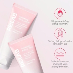 Kem Dưỡng Trắng Da Body RELAB Whitening Nâng Tone Body Lotion 200 ml