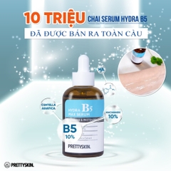 Combo serum và kem dưỡng B5 Prettyskin - bộ đôi dưỡng trắng da, phục hồi cấp ẩm da