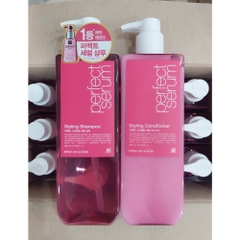 Dầu Gội - Xả mise en scène Perfect Serum Original 680ML phục hồi hư tổn, giúp tóc suôn mềm, bồng bềnh