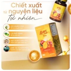 Viên Uống AMS SLIM Hỗ Trợ Chuyển Hóa Chất Béo Giảm Cảm Giác Thèm Ăn