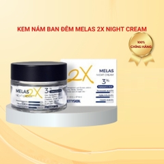 Kem nám ban đêm Melas 2X Night Cream Prettyskin 50ml