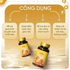 Viên Uống AMS SLIM Hỗ Trợ Chuyển Hóa Chất Béo Giảm Cảm Giác Thèm Ăn