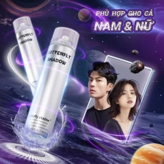 Gôm xịt tóc Butterfly Shadow giữ nếp tự nhiên tạo kiểu tóc nam, nữ